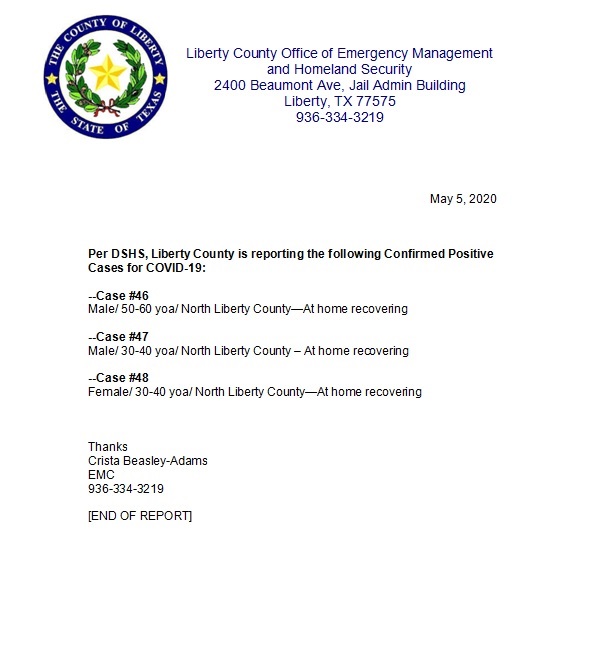 Southeast Texas coronavirus updates for May 5 12newsnow